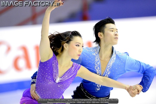 2013-03-01 Milano - World Junior Figure Skating Championships 0402 Yiyi Zhang-Nan Wu CHN